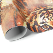 papel de regalo tigre a la acuarela cadeaupapier (Rol Hoek)