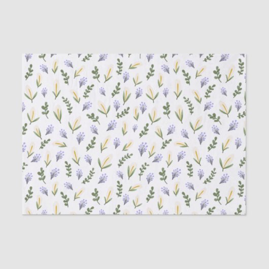 Papel de seda flor de agua y lavanda tissuepapier (Voorkant)
