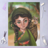 Papel de seda ilustrado profesional tissuepapier (Craft)