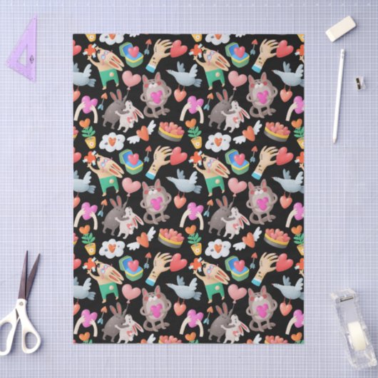 Papel de Seda San Valentín Tissuepapier (Craft)