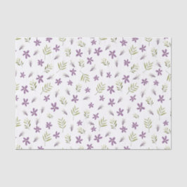 Papel de seda Violetas y flores silvestres Tissuepapier