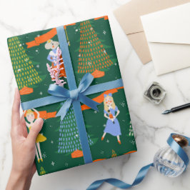 Papel navideño nutcracker cadeaupapier