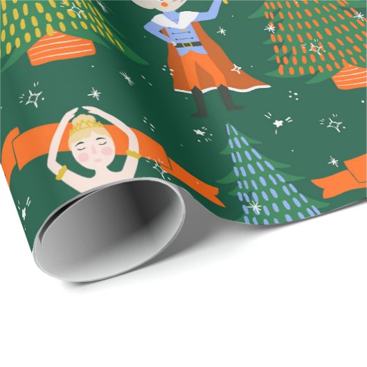 Papel navideño nutcracker cadeaupapier (Rol Hoek)