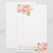 Papel para hacer carta para la campaña jw 2023 briefpapier (Voorkant / Achterkant)