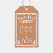 Papel Picado Afstuderen Dank u partij gunst Labels Cadeaulabel (Voorkant)