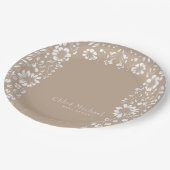 Papel Picado-baby shower Papieren Bordje (Gekanteld)