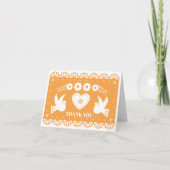 Papel Picado bedankje Bedankkaart (Voorkant)