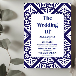 Papel Picado Bloom Flowers Mexican Style Wedding Kaart