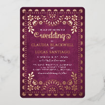 Papel Picado Bourgogne bruiloft