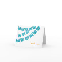 Papel Picado bruiloft Dank u