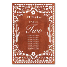 Papel Picado Bruiloft Mexicaans Terracotta Bruin T