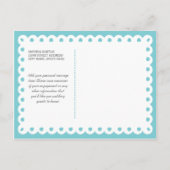 Papel Picado Bruiloft RSVP Uitnodiging Briefkaart (Achterkant)