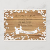 Papel Picado bruiloft uitnodiging - mooie duiven (Voorkant)