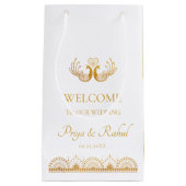 Papel Picado Colorful Mexican Weddenschap Welkom Klein Cadeauzakje (Voorkant)