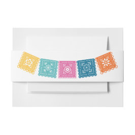 Papel Picado Colorful Uitnodigingen Wikkel