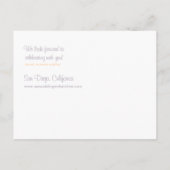 Papel Picado De datum opslaan Mint groen Aankondigingskaart (Achterkant)