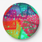 Papel Picado Design Paper-Bord Papieren Bordje (Voorkant)