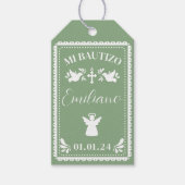 Papel Picado doop Dank u partij gunst Labels Cadeaulabel (Voorkant)