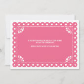 Papel Picado-doop Kaart (Achterkant)