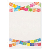 Papel Picado Elegant Colorful Boda Spanish Wedding Kaart (Achterkant)