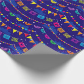 Papel Picado Fiesta Banner Wrapping Paper Cadeaupapier (Hoek)