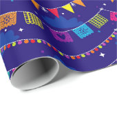 Papel Picado Fiesta Banner Wrapping Paper Cadeaupapier (Rol Hoek)