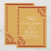 Papel Picado Fiesta Sweet 16 Mexicaanse schellop Kaart (Voorkant / Achterkant)