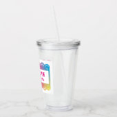 Papel Picado Fun Fiesta Acryltumbler Acryl Drinkbeker (Links)