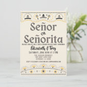 Papel Picado Geslacht onthullen Fiesta Kaart (Staand voorkant)