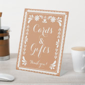 Papel Picado Kaarten en geschenken Tafel Mexicaans Reclamebord Met Voetstuk (Insitu)