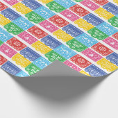 Papel Picado Kerst Inpakpapier (Hoek)