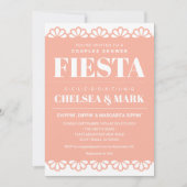 Papel Picado Koppels Douche Uitnodiging (Voorkant)