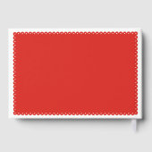 Papel picado liefde vogels rood bruiloft gastenboe gastenboek (Achterkant)