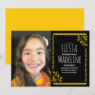 Papel Picado Mexicaans Verjaardagsfeest Bloemrijke Kaart
