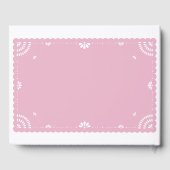 Papel Picado Mexicaanse bruiloft gastenboek, laven Gastenboek (Achterkant)