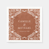 Papel Picado Mexicaanse bruiloft papier Servet (Voorkant)