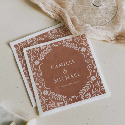 Papel Picado Mexicaanse bruiloft papier Servet