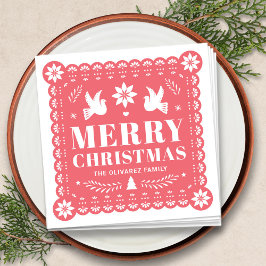 Papel Picado Mexicaanse Kerst Servet