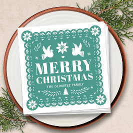 Papel Picado Mexicaanse Kerst Servet