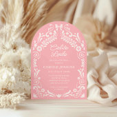 Papel Picado Mexican Baby shower Arch Invitation Kaart