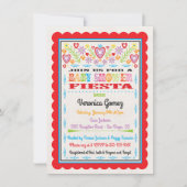 Papel Picado Mexican Fiesta Baby shower Kaart (Voorkant)