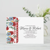 Papel Picado Mexican Wedding Greenery Vine Floral Kaart (Staand voorkant)