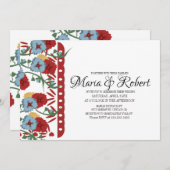 Papel Picado Mexican Wedding Greenery Vine Floral Kaart (Voorkant / Achterkant)