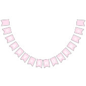 Papel Picado Roze Baby shower Bunting Flags Vlaggetjes (Alle)