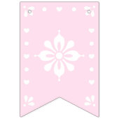Papel Picado Roze Baby shower Bunting Flags Vlaggetjes (Tweede vlag)