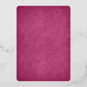 Papel Picado Roze bruiloft Folie Uitnodiging (Achterkant)