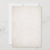 Papel Picado Rozen Geel Zwart Trouwen Kaart (Achterkant)