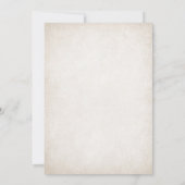 Papel Picado Rozen Roze Zwarte Huwelijk Kaart (Achterkant)