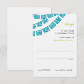 Papel Picado Rsvp Wedding (Voorkant / Achterkant)