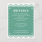 Papel Picado Stijl Details Behuizing Kaart (Voorkant)